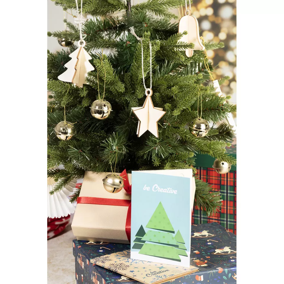 FestiCard natural  Christmas card, tree 