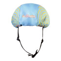 CreaHelm Ride wit  custom made fietshelm cover 