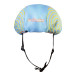CreaHelm Ride white  custom cycling helmet cover 