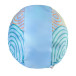 CreaHelm Ride white  custom cycling helmet cover 