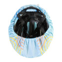 CreaHelm Ride wit  custom made fietshelm cover 