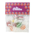CreaCandy Header white  custom candy bag 