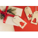 BamTag naturelle  étiquette cadeau en bambou, clochette 