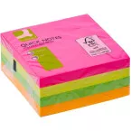 Q-CONNECT Quick Notes, ft 76 x 76 mm, 400 feuilles, couleurs assorties néon