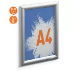 Durable Outdoor Aluminium Poster Frame Waterproof Silver A4