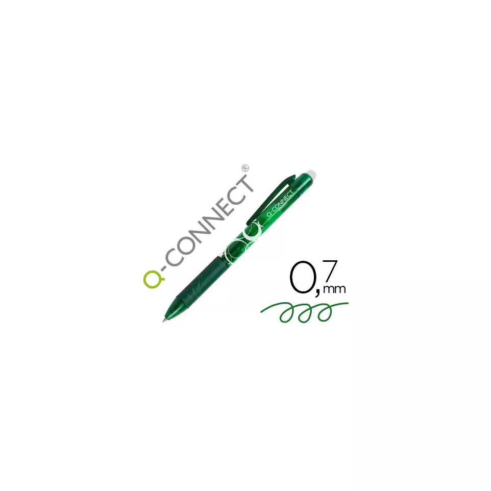 Q-CONNECT gelroller, uitwisbaar, groen