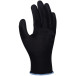 DONAU SAFETY gants de protection PU, noir, L, taille 9