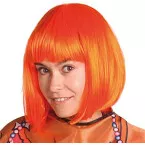 Perruque orange, carré
