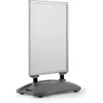 Durable Heavy Base Poster Stand Aluminium Silver A1 with Water Reservoir