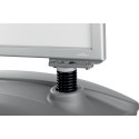 Durable Heavy Base Poster Stand Aluminium Silver A1 with Water Reservoir