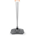 Durable Heavy Base Poster Stand Aluminium Silver A1 with Water Reservoir