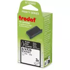 Trodat Replacement Ink Pad for Stamp 4926 Black Pack of 3