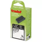 Trodat tampon encreur de rechange, pour cachet 4915, blister de 3 pièces, noir