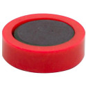 Q-CONNECT magneten, 20 mm, rood, pak van 10 stuks