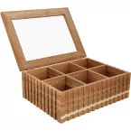 Cosy & Trendy theedoos, uit acacia