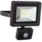 Zwarte wandspot + bewegingsmelder 1600 lm - 20 W / pce
