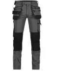 Broek stretch met holterzakken - Matrix - antraciet/zwart - Dassy - 44 / PCE