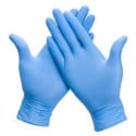 Gants en nitril, extra large, bleu, paquet de 100 pièces