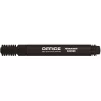 OFFICE products permanent marker 1-3 mm, rond, zwart