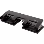 Q-CONNECT 4 Hole Punch up to 25 Sheets Black