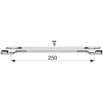 Gâche centrale D/G Bois 4mm 9V / pce
