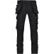 DASSY Matrix Stretch Work Trousers with Holster Pockets Black Size 54 / Piece