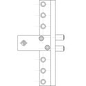 Template for Ursus 3D Hinge Jig Ø16mm for PVC Door / pc