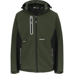Veste softshell 3 couches kaki/noir Herock Taris S / PCE