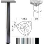 Pied de table cylindrique Ø...