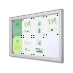 Vergrendelbaar Notitiebord Outdoor Extra Deep 8x A4 Basic SCSLE