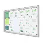Outdoor Lockable Showcase Extra Deep 18x A4 Basic SCSLE