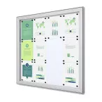 Vergrendelbaar Notitiebord Outdoor Extra Deep 12x A4 Basic SCSLE