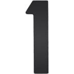 Nummer ''1'' ZWART Plat...