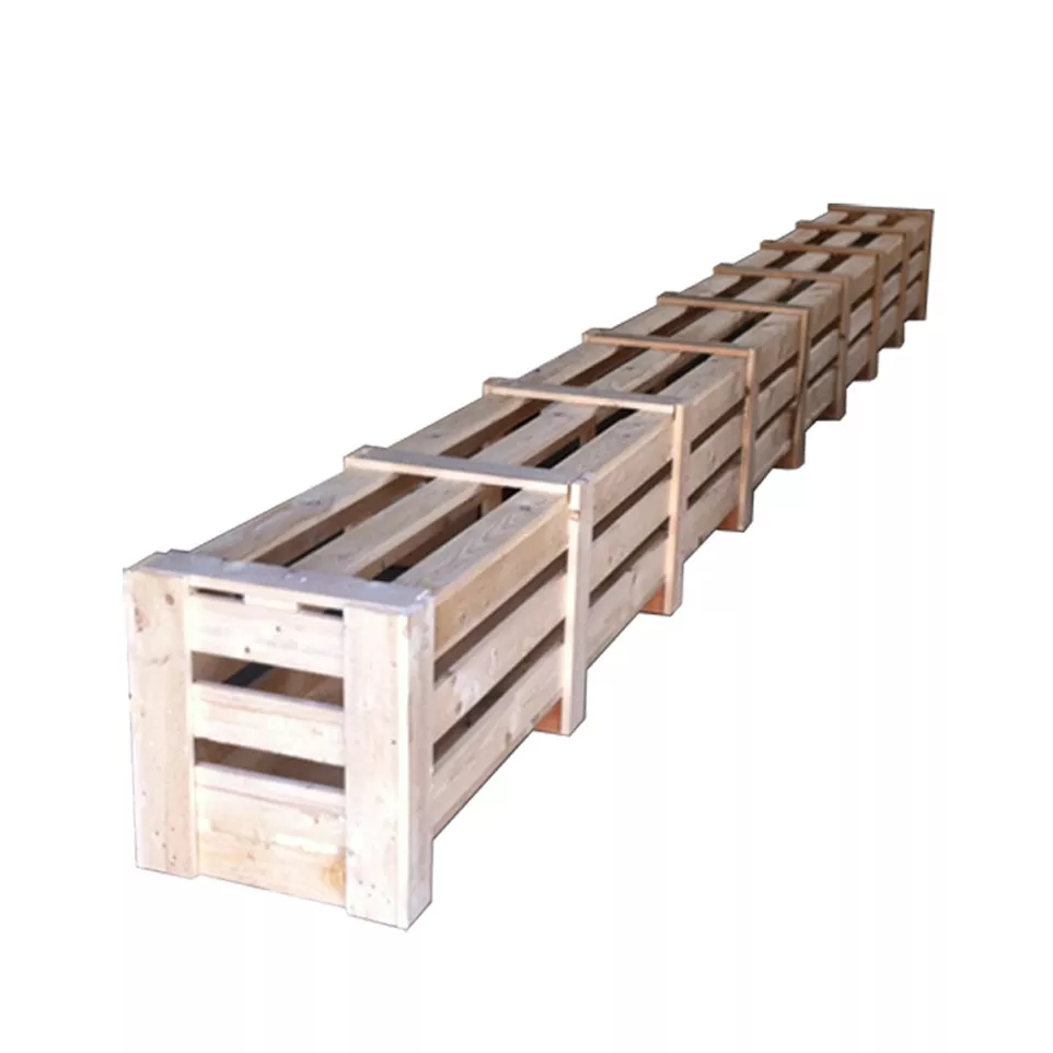 Wood transport box for profile 6m