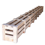 Wood transport box for...