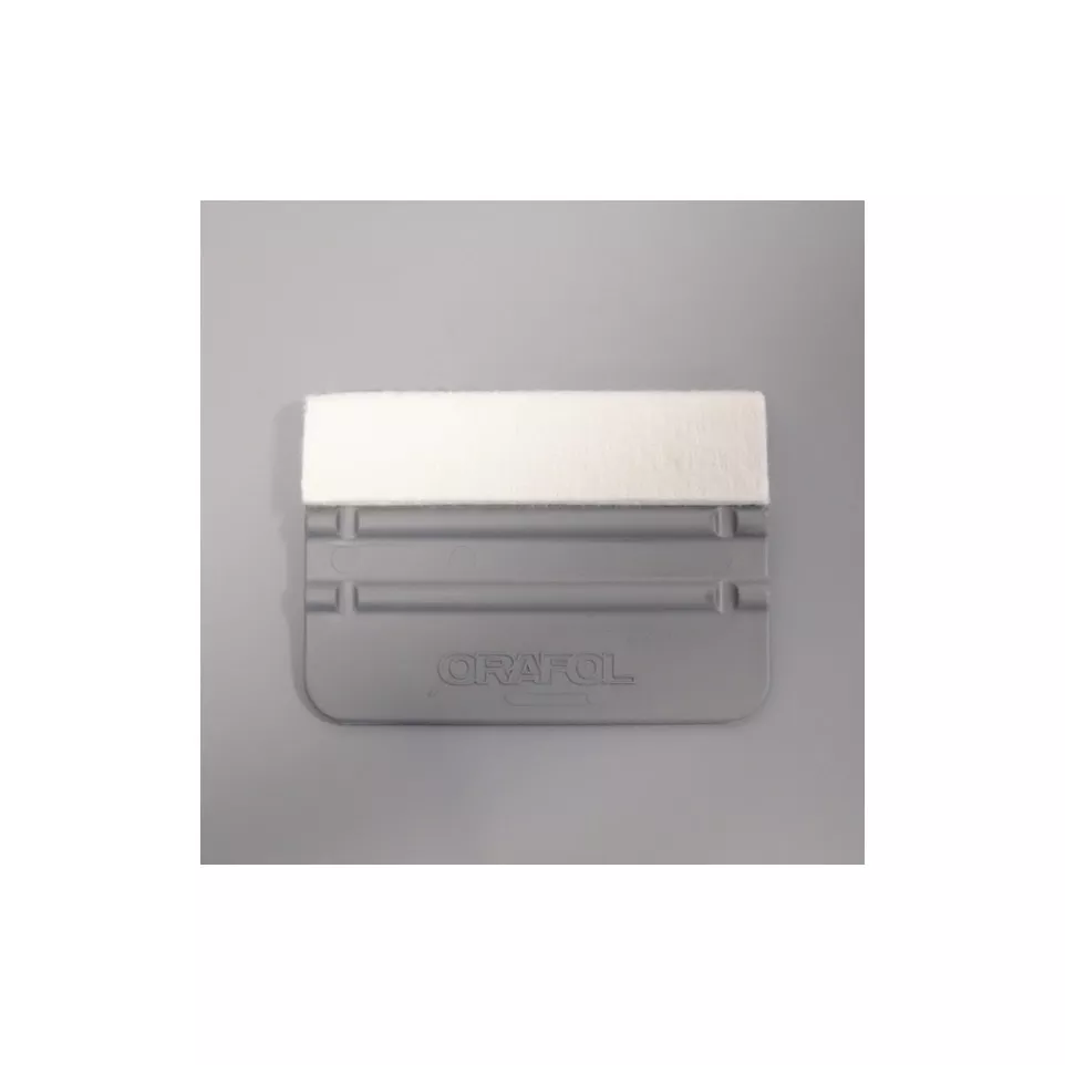 Felt and plastic squeegee