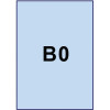 DIN B0 (100 x 141,4 cm)