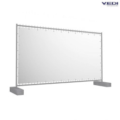 Bâche blanche pour barrière...