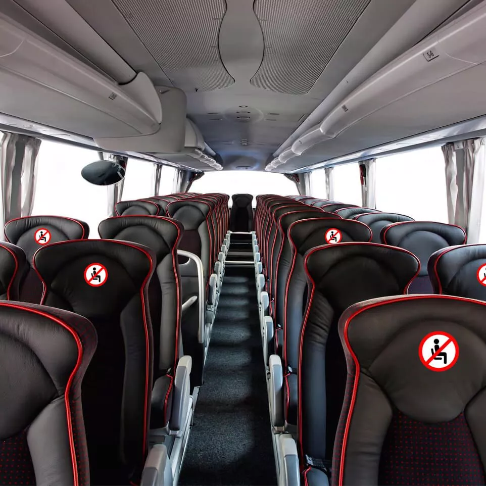 Pack de 50 adhésifs ronds 9.5cm