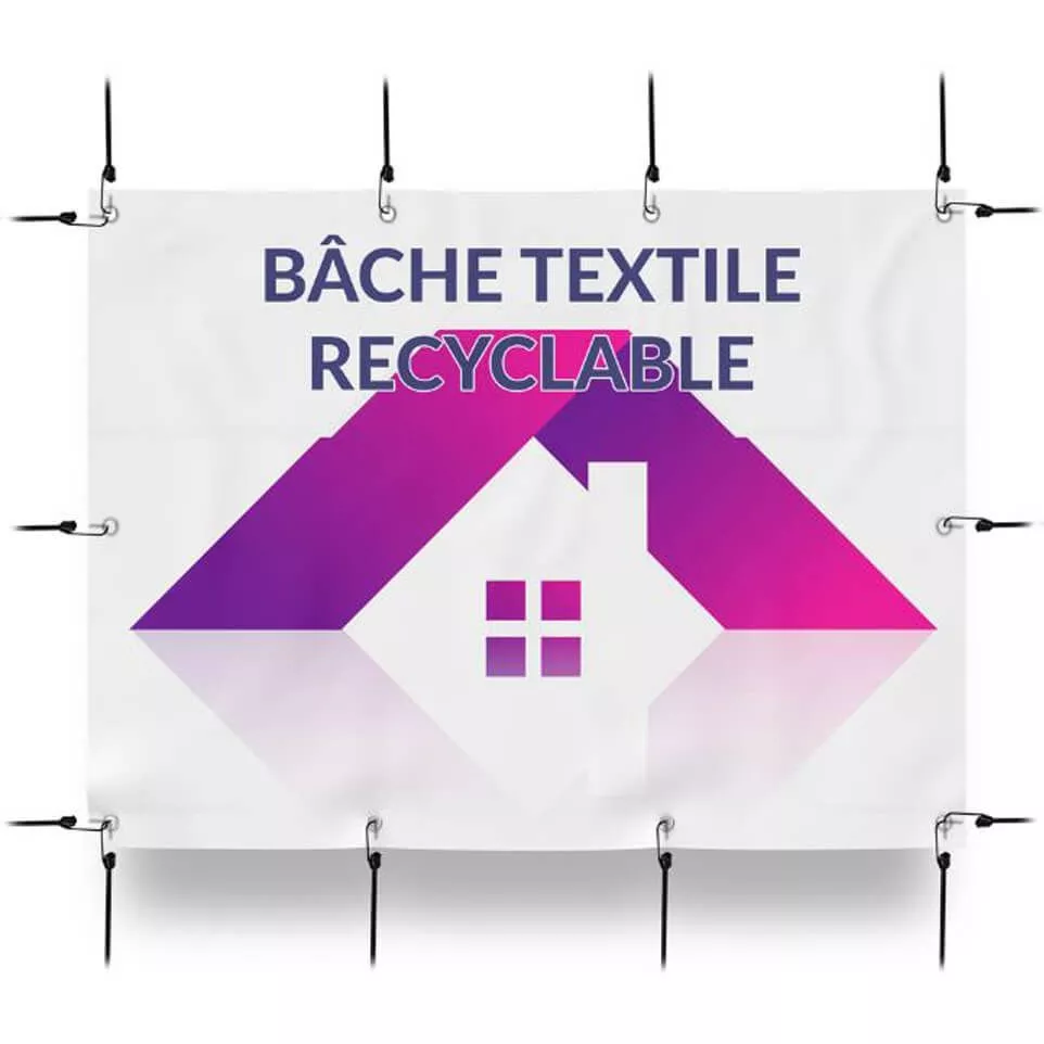 Bâche textile recyclable