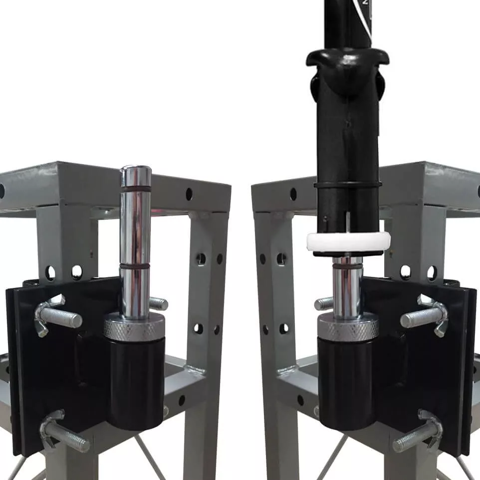 Intérieur : Base murale à 0° + attache