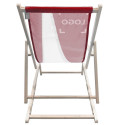 Transat personnalisé / Fauteuil metteur en scène