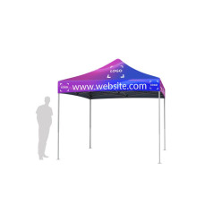 Personalized advertising tent