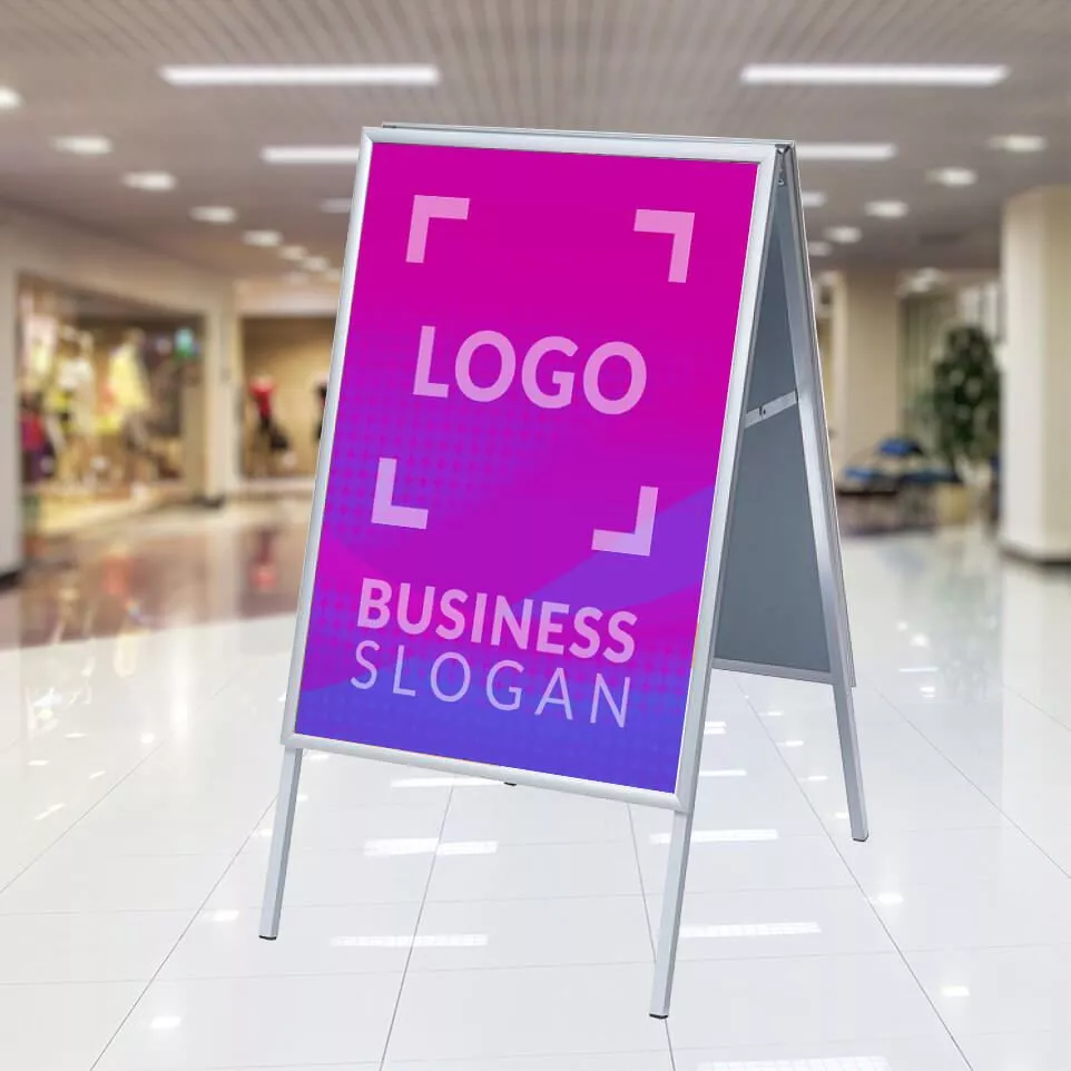 Double side pavement sign Fixed A1