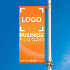 Straatlantaarn banner