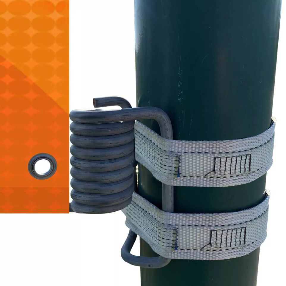 Street lamp banner