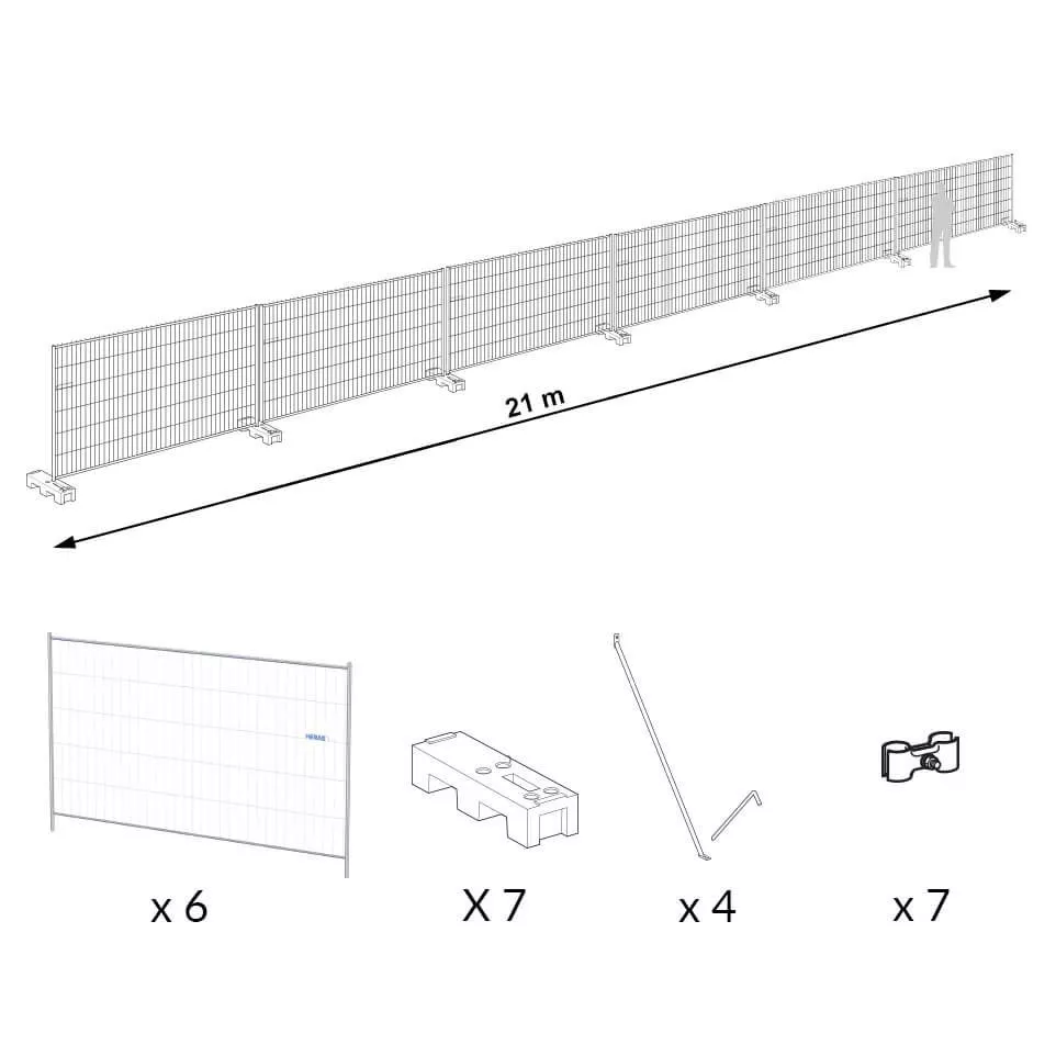 Heras fencing panels