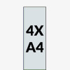 DIN 4XA4 (29,7 x 84,1 cm)
