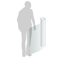 Transparent film by the meter