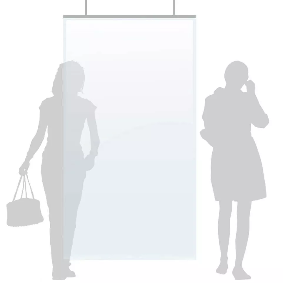 Transparent film by the meter